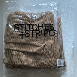 Stitches and Stripes Camel Felix Scarf
